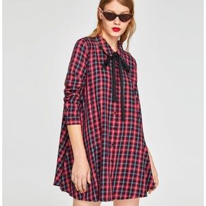 Zara Check Mini Dress